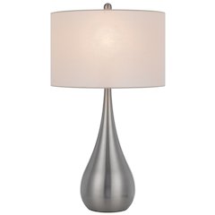 150W 3 way Diego metal table lamp. Sold in pairs
