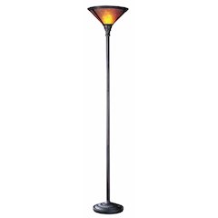 150W 3 Way Torchiere W/Mica Shade