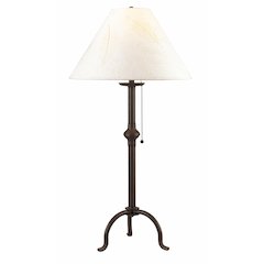 75W Iron Table Lamp W/Pull Chain