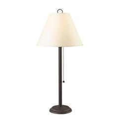 27.5" Heignt Metal Table Lamp in Black Rust Finish