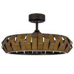 30W, 500 Lumen, 3000K Dimmable 6 Speed Led Arroyo Ultra Quiet Fan Light