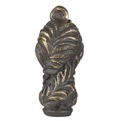 2.5" Metal Cast Finial in Dark Bronze Finish