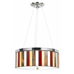 60W X 3 Tiffany Pendant Fixture