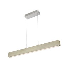 Colmar integrated LED Rubber wood ceiling island light