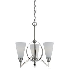 60W X 3 Canroe 3 Light Chandelier