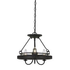 60W X 3 Helena Metal 2 In 1 Pendant/Semi FLush Mount Fixture