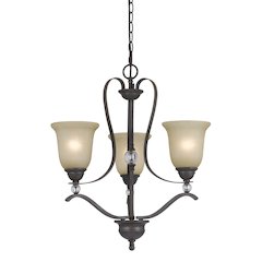 60W X 3 Riverton 3 Light Chandelier