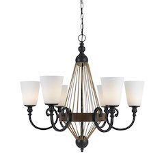 6 Light Monticello Chandelier