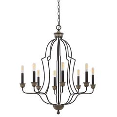 60W X 8 Lebrija Metal Chandelier (Edison Bulbs Not Included)