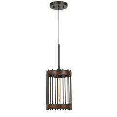 Cantania 60W Metal Pendant Fixture (Edison Bulbs Not Included)