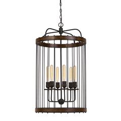 Cantania 60W X 6 Metal Pendant Fixture  (Edison Bulbs Not Included)