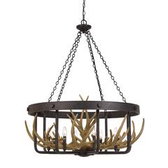Angelo 60W X 8 Metal Antler Chandelier