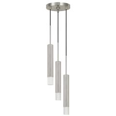 Troy Integrated Led Dimmable Hexagon Aluminum Casted 3 Lights Pendant