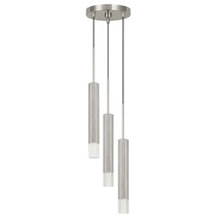 Troy Integrated Led Dimmable Hexagon Aluminum Casted 3 Lights Pendant