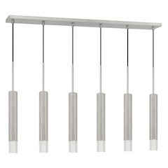 Troy Integrated Led Dimmable Hexagon Aluminum Casted 6 Lights Pendant