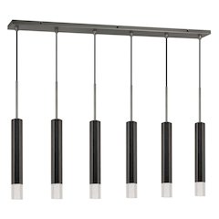 Troy Integrated Led Dimmable Hexagon Aluminum Casted 6 Lights Pendant