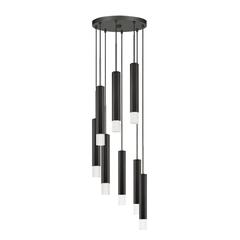 Troy Integrated Led Dimmable Hexagon Aluminum Casted 8 Lights Pendant