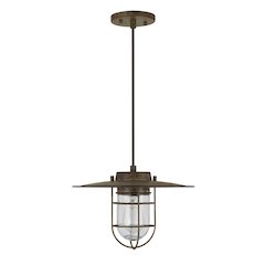 Owenton Old Industrial Metal Pendant