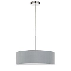 Led 18W Dimmable Pendant With Diffuser And Hardback Fabric Shade