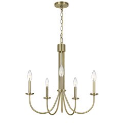60W X 5 Spiez Metal Chandelier