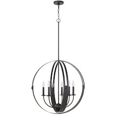 60W X 6 Valais Metal Chandelier