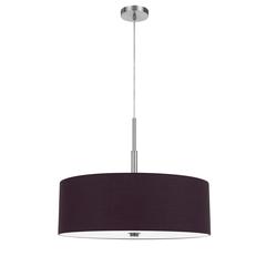 60W x 4 Lonoke pendant fixture with hardback drum shade