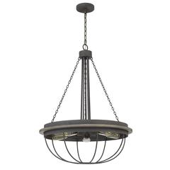 60W x 5 Nixa metal chandelier (Edison bulbs NOT included)