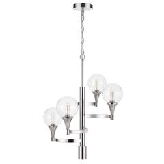 15W X 4 Milbank Metal Chandelier