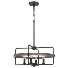 60W X 4 Rawlins Metal Chandelier