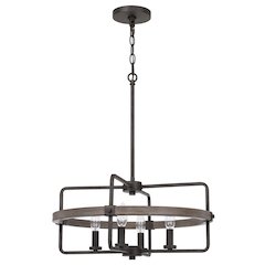 60W X 4 Rawlins Metal Chandelier