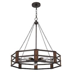 60W X 5 Provo Metal Chandelier