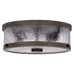 60W X 3 Mateo Metal/Glass Semi Flush Mount Fixture