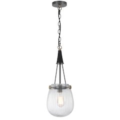 60W Cordoba two tone glass Pendant with chain