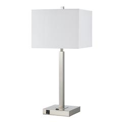 60W Metal N/S Lamp With Two Outlets