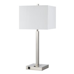 60W Metal N/S Lamp With Two Outlets