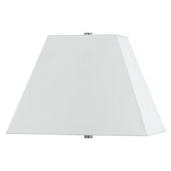 Rectangular White Hardback Shade