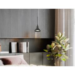 Kampia Intergrated Led 10W, 800 Lumen, 80 Cri Dimmable Metal Pendant Fixture