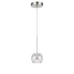 Ithaca 3000K, 8W, 700 Lumen, 90 Cri Dimmable Led Glass Mini Pendant