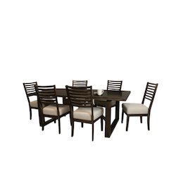 Scott 7-Piece Dining Set with 3 Sets of Chairs in Two-Tone