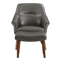 Waneta Chair and Ottoman