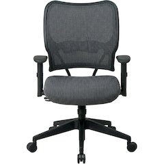 Fabric-Upholstered Task Chair with Synchro Tilt and Lumbar Support