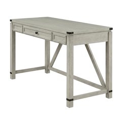 Wooden Lift Desk in Champagne Oak Finish with Traditional Design