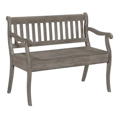 Wakefield Entryway Storage Bench Goldstone Finish
