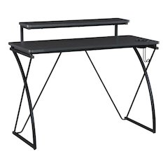 Wooden Desks with Hutches in Composite MDF and Steel Frame