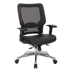Black Vertical Mesh Back Chair