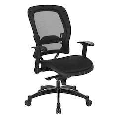 Manager's Black Breathable Mesh
