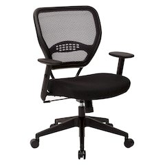 Ergonomic Mesh Office Chair – Mid-Back Task Chair With Mesh Seat