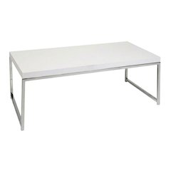 Modern Wooden Coffee Table with Sturdy Construction and Light Finish
