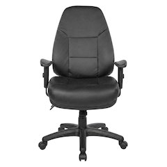 Deluxe Multi-Function Ergonomic High-Back Office Chair in PU with Metal Frame