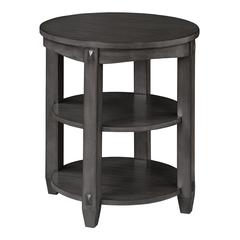 Lane End Table, Slate Grey